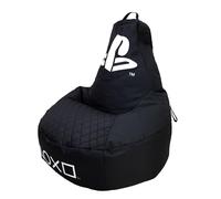 Character World Play Station Pouf de Jeu à Dossier Haut avec Rembourrage Inclus, Confortable avec Logo Noir et Blanc, pour Tous Les âges, pour intérieur et extérieur