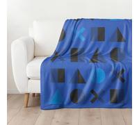 Character World Playstation - Couverture Douillette - 160 x 200 cm - en Polaire Corail PS - pour Enfants, Adolescents et Adultes