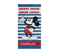 Character World Serviette Officielle Disney Mickey Mouse | Toucher Super Doux, Design Tendance | Parfait pour la Maison, Le Bain, la Plage et la Piscine | Taille Unique 140 cm x 70 cm
