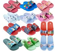 Characters Cartoons - Bébé fille - Chaussons à bande Sandale Mer Piscine Douche - Produit original, Spiderman 4289 Rouge 3D, 30/31 EU
