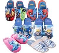 Characters Cartoons - Bébé Fille - Chaussons Doux rembourrés - Thème Personnages Dessins Animés Jeux Vidéo, 2262 Naruto Multicolore, 40 EU