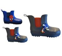 Characters Cartoons Bottes de pluie bébé divers personnages modèle bas avec intérieur chaud, Bleu Soni, 31 EU