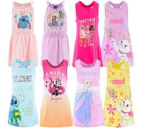 Characters Cartoons - Fille - Housse de Costume Personnages Dessins Animés Robe Robe 100% Coton - Licence Officielle, 10074 Stitch Rose, 6 ans