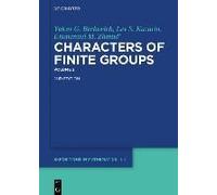 Characters Of Finite Groups, De Gruyter Expositions In Mathematics 64