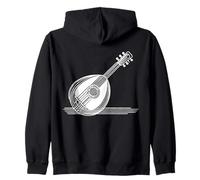 Charango Linéaire Musicien Sweat à Capuche