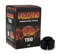 charbon à chicha 1 kg 72 pcs volcano coco trio