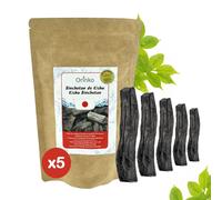 Charbon actif de purification (5pcs) Binchotan Japonais de Kishu Bio Authentique (Certifié)