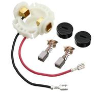 Charbon + Caps + Couvertures + Ensemble de Porte-Balais pour Makita 638921-2 638448-2 CB430 BGA450 BGA452 BJS 160 BJS 161 DGA452REF