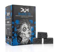 Charbon chicha DUM Black 15 - Charbon 100% noix de coco - Qualité supérieure - Sans additifs chimiques
