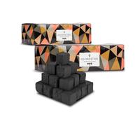 Charbon Cocobration 27 mm - 2 kg | Charbon Naturel pour Chicha, Narguilé, Shisha | Longue Durée, sans Odeur, Chauffe Uniforme