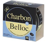 Superdiet Charbon De Belloc Ballonnement Intestinal Et Flatulences 36 Capsules Molles