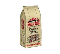 Grill O'Bois 511 Charbon de bois qualité supérieure 20 L, Beige