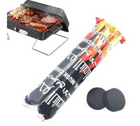 Charbon de Bois Fruitier,Charbon pour Grill | Charbon de Bois Naturel à Combustion Rapide,Outils de Barbecue en Bois fruitier, briquettes de Charbon de Bois, Charbon de Bois en Morceaux, Plus Long et