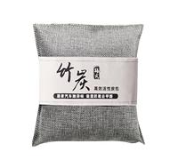 Charbon de bois - Geruchsiminator - Diffuseur de parfum en bambou - Sac de purification de la pièce - Sac déodorant Closet - Piège à désodorisant - Bloc de sac naturel - Filtre neutralisant pour