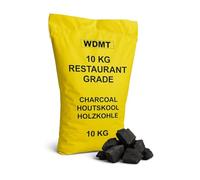 Charbon de Bois Premium Qualité Restaurant 10 kg - 100% Naturel pour BBQ, Kamado, Smoker et Grill - Longue Durée & Haute Température