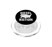 Charbon Diesel pour Camion Diesel USA Turbo Diesel Roll Coal PopSockets PopGrip pour MagSafe