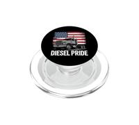 Charbon Diesel pour Camion Diesel USA Turbo Diesel Roll Coal PopSockets PopGrip pour MagSafe