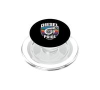 Charbon Diesel pour Camion Diesel USA Turbo Diesel Roll Coal PopSockets PopGrip pour MagSafe