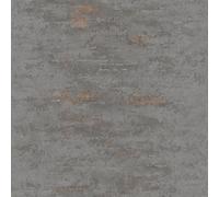 WOW Papier peint Orion Rocca ON4201 – Béton pierre métallique Gris / Cuivre Grandeco