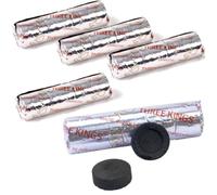 Charbon Three Kings 33mm 5 sachets
