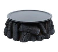 Charbon Volcanique Glace Sèche Assiette À Viande Plateau Modélisation Assiette De Barbecue Assiette en Céramique Charbon De Bois Barbecue Plateau À Viande Vaisselle De Restaurant