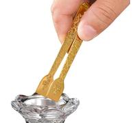 Charcoal Tongs - Metal Delicate Comfortable Gripping Tool | Meditation Charcoal Locking Clips | for Enthusiasts Home Fragrance Lovers Collectors Meditation Yoga Class