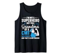 Charcot Marie Tooth Disease Grandma Ruban Bleu CMT Warrior Débardeur