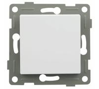 Charcuterie blanche avec couvercle aveugle, idéale pour les installations électriques, facile à installer et robuste, apporte une finition propre et sûre