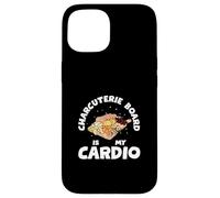 Charcuterie Board Is My Cardio Funny Charcuterie Food Artist Coque pour iPhone 15