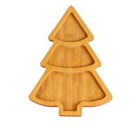 Charcuterie Board - Wood, Christmas Tree Shaped Charcuterie, Long Lasting | Plateaux de service de Noël légers, plateau de service pour fromage fruits Food Dessert Home Kitchen