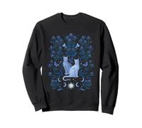 Chardon & Cats Mystical Whimsigoth Art Episodique Dessin Sweatshirt