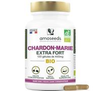 Chardon-Marie BIO | Extra Fort, 1350mg / Jour | Haute Concentration | 120 gélules de 450mg | Qualité Supérieure
