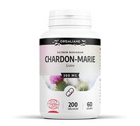 Chardon-Marie Biologique | 900 mg/jour | Silybum marianum | Certifié Ecocert | 200 Gélules