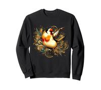 Chardonneret d'Amérique Sweatshirt, Unisexe pour Adultes, Noir, XXL