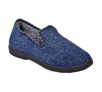 Charentaise Femme Pantoufle Premium - OZABI - Modèle 2024K88R13 - Marine - Confortable et Fourrée 36