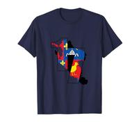 Charente Maritime Motif Régional Style Identitaire Moderne T-Shirt
