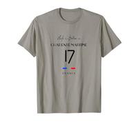 CHARENTE-MARITIME Numéro 17 Nouvelle Aquitaine France Noir T-Shirt