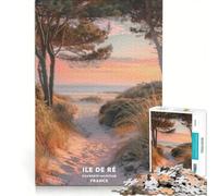 Charente Maritime Puzzles 1000 pièces pour Adultes | 50x75cm Les activités éducatives familiales sont idéales comme cadeau