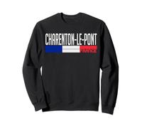 Charenton-Le-Pont France Drapeau Fierté France Sweatshirt