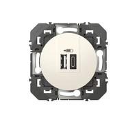 Legrand Chargeur 2 USB A+C 3A 15 W BL C