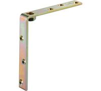 Charge Angle Casque 194, trous Ø 4,8 mm, acier inoxydable jaune passivé