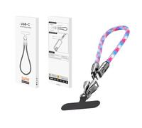 Charge de type C vers type C 240 W avec bracelet portable 5 A charge rapide USB C téléphone bandoulière et dragonne portable tendance chargeur rapide (30 cm) Szq763 (30 cm)