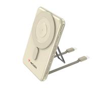 Verbatim Charge 'n' Go - Banque d'alimentation sans fil - magnetic, two cable - 5000 mAh - 38.5 Wh - 20 Watt - 2.4 A - PD 3.0, Fast Charge, Apple 2.4A, QC 3.0 - 2 connecteurs de sortie (USB-C) - or Or