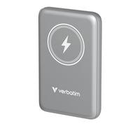Charge 'n' Go Magnetic Wireless Power Bank 10000 Grey