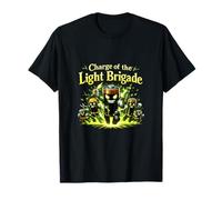 Charge of The Light Brigade Electrician Humour Batteries T-Shirt