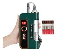 Charge Portable Pour Perceuse à Ongles 50 W, Polisseuse à Ongles électrique à Test écrit De 35 000 Tr/min, Mini Ponceuse à Ongles Portable,Green