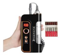 Charge Portable Pour Perceuse à Ongles 50 W, Polisseuse à Ongles électrique à Test écrit De 35 000 Tr/min, Mini Ponceuse à Ongles Portable,Black