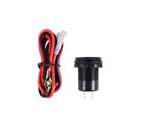 Charge Rapide 3.0 Double Chargeur de Voiture USB 12V 36W Chargeur Rapide USB avec Interrupteur pour Bateau Moto Camion Chariot de Bleu