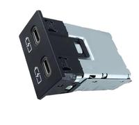 Charge rapide USB de type C avec sortie 3,4 A et design anti-usure pour port de voiture 85532-60040 chargement simultané