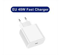 Charge Super rapide 45W avec câble de Type C pour Samsung PD USB C, prise ue/US pour Samsung Galaxy S23 S22 S21 Ultra Plus Note white EU